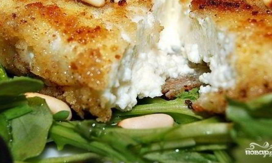 Рецепт жареного сыра адыгейского